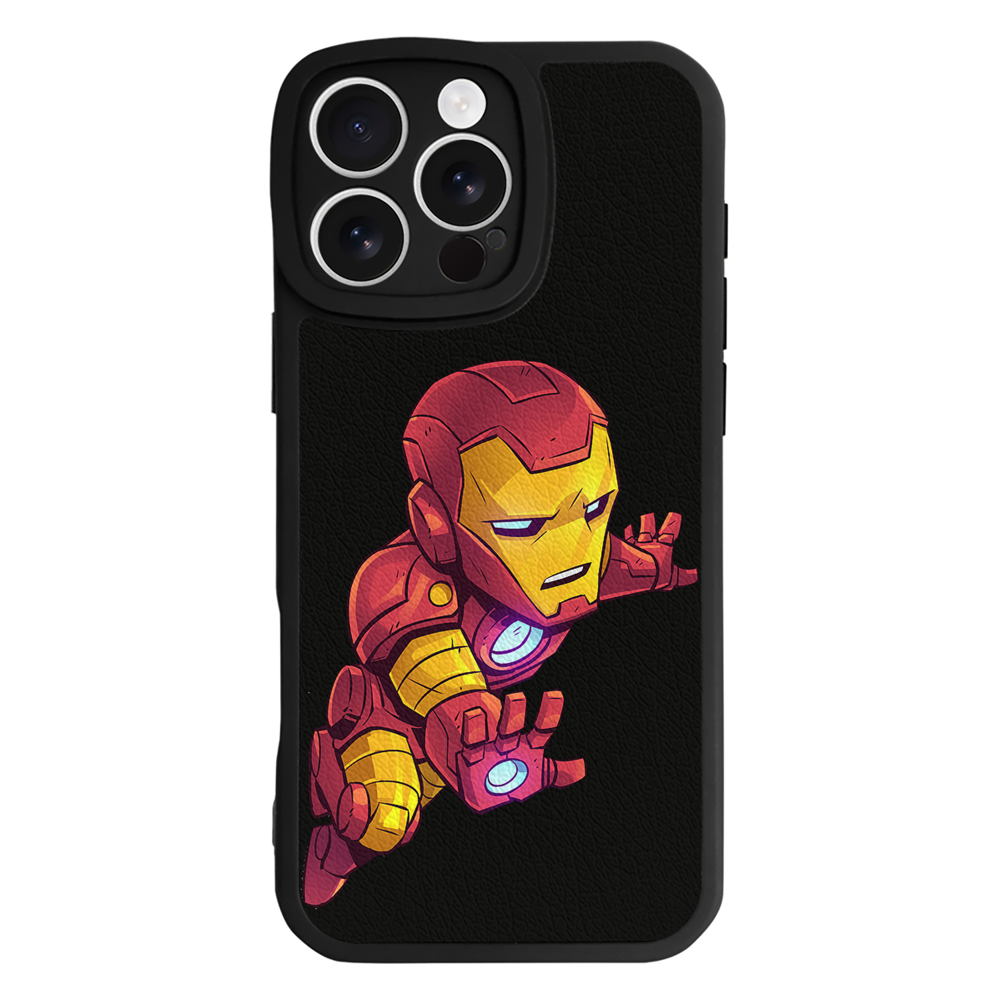 （画像用） アベンジャーズ The Avengers 【iPhone 16シリーズ対応】シリコンスマホケース（レザー調） 材質：シリコン